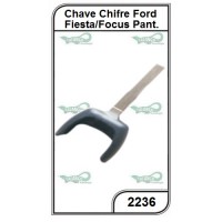 Chave Chifre Ford Fiesta e Focus Pantografica - 2236